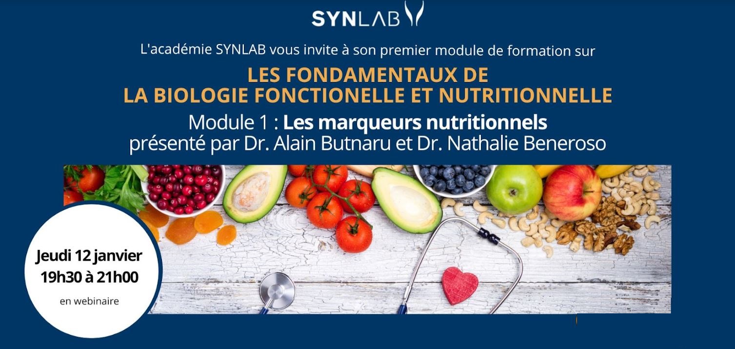 Webimaire biologie fonctionnelle et nutritionnelle